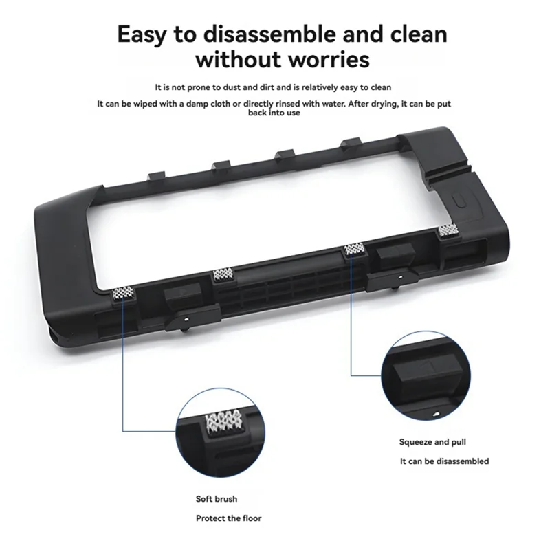 A94E-メインブラシカバーとメインブラシ Dreame X50 Ultra /X50 Pro / S40 X40 強化版ロボット掃除機アタッチメント用