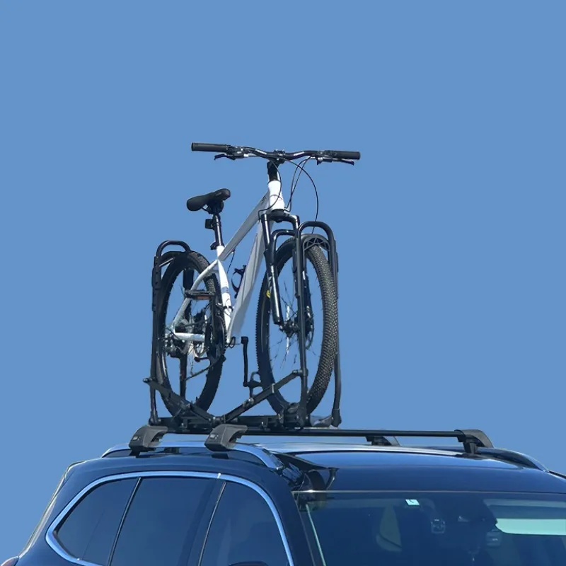 

Aluminum Alloy Iron Roof Mounted Bike Carrier Rack Car Roof Rack One Bike 1up Bike Racks up to 18kgscustomcustom
