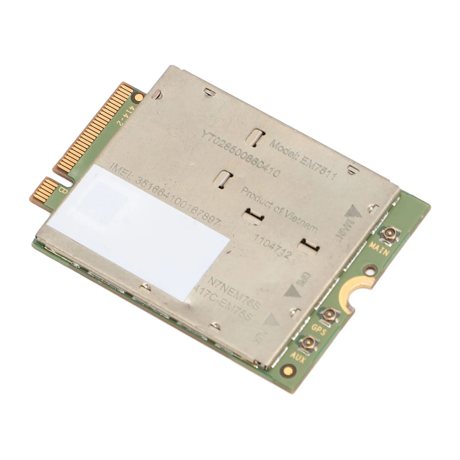 وحدة الكمبيوتر المحمول 4G اللاسلكية EM7511 1104712 600Mbps تنزيل 150Mbps تحميل وحدة 4G LTE لأجهزة الكمبيوتر المحمول مع واجهة NGFF M.2