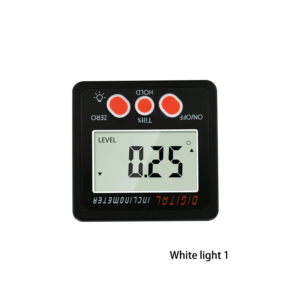 Inclinometer Protractor LCD Display Level Angle Finders Measuring Tool