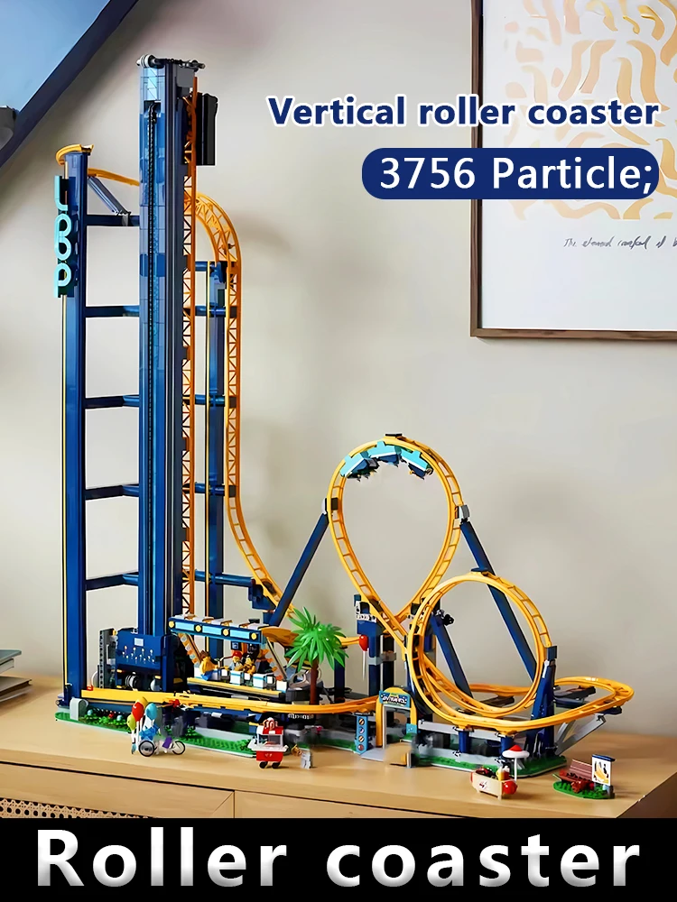 

Vertical Inversion Roller Coaster Block Puzzle Toy Model Building