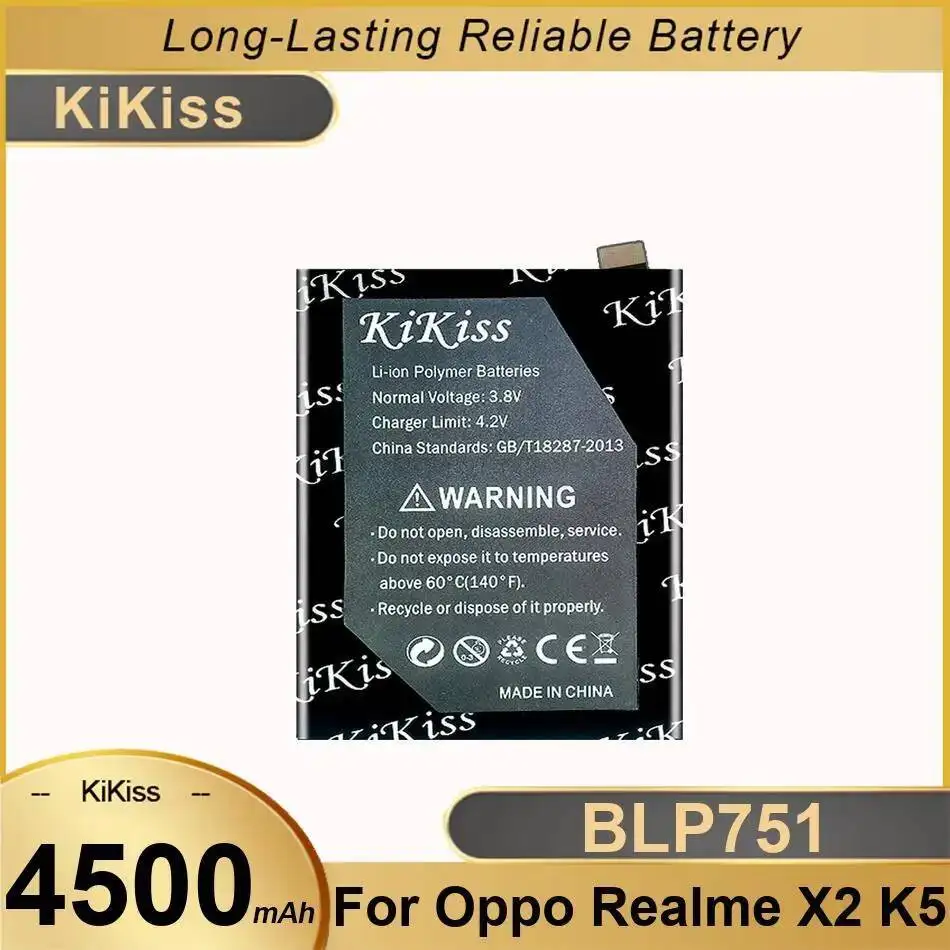 

Легкий аккумулятор для мобильного телефона Oppo Realme X2 K5 BLP751 4500 мАч