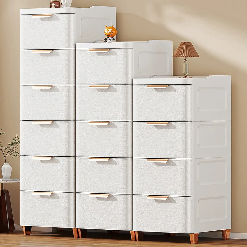 Multi-layer drawer storage cabinet household living room bedroom crevice locker