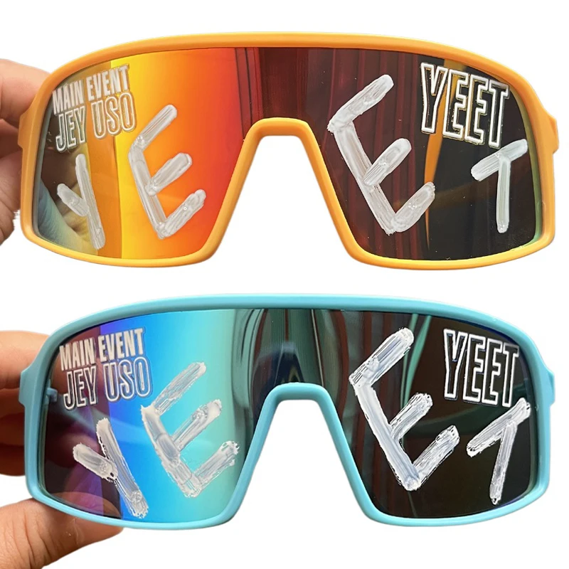 Jey Uso YEET Sport-Sonnenbrille für Erwachsene, Bloodline Wrestling, Fan-Ausrüstung, seltene Farben, sportliche Sonnenbrille für Männer und Frauen – Detail 7