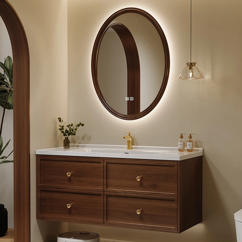 

Luxury Display Bathroom Cabinet Mirror Partitions Cupboard Simple Makeup Cupboard Quality Perfume Mirror Gabinete Home Furniture