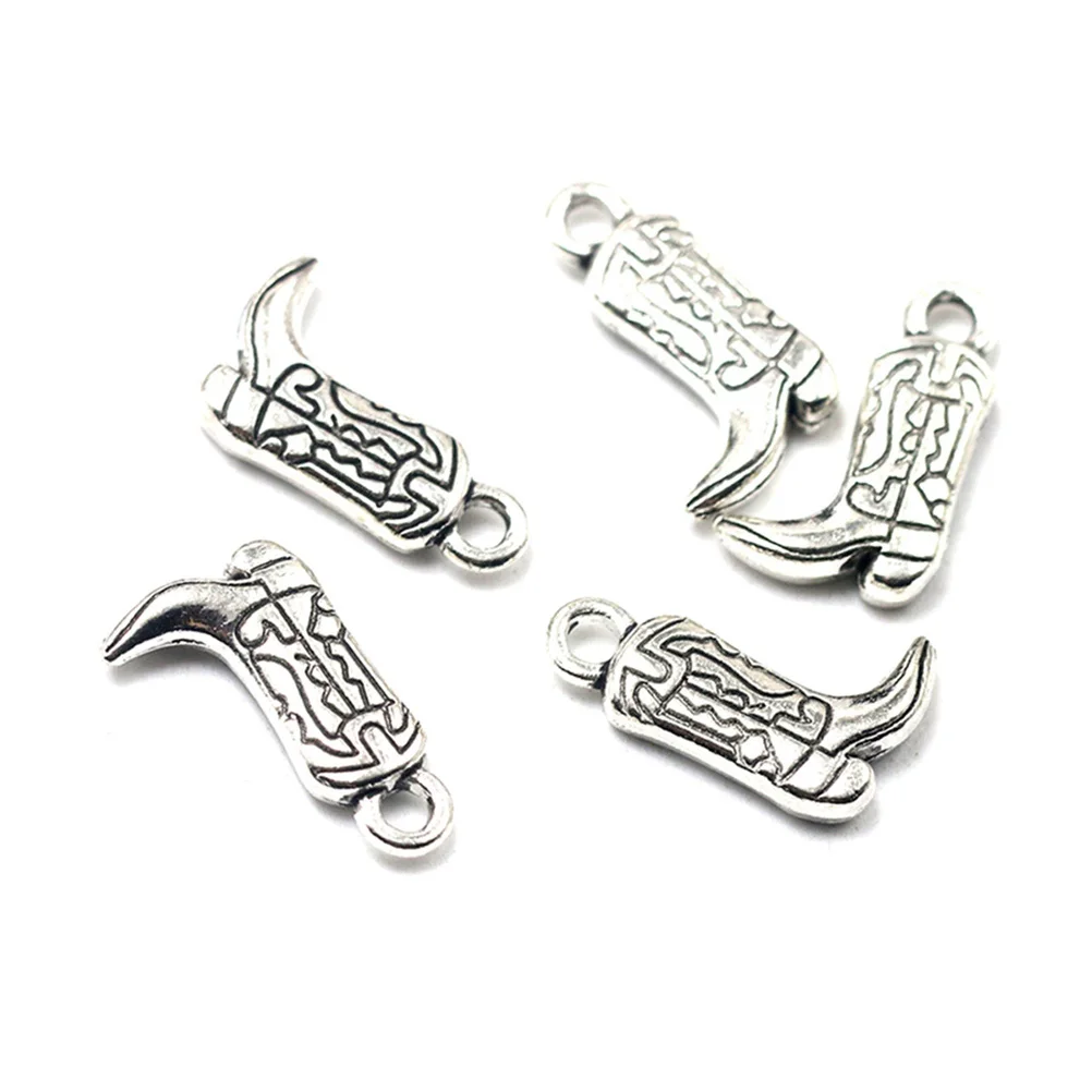 

20Pcs Alloy Vintage Boot Charm Pendants DIY Jewelry Necklace Bracelet Earrings Accessories Alloy Pendant Charm