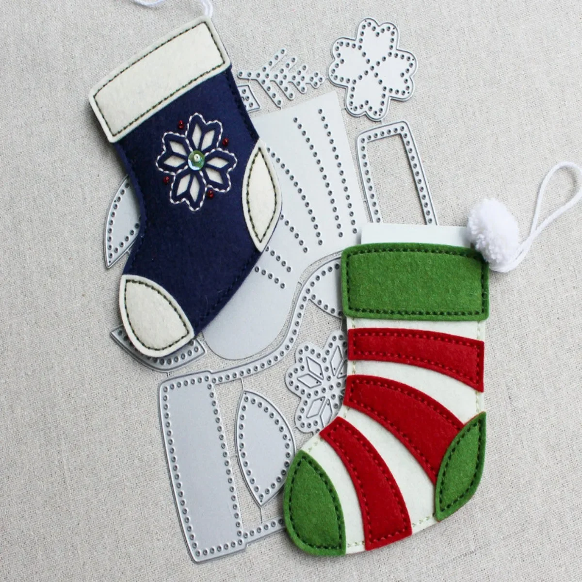 2024 Nowe świąteczne zapiekanka w zestawie Metalowe wykrojniki do scrapbookingu DIY Wytłaczane Wykonywanie albumów Materiały eksploatacyjne Dekoracja