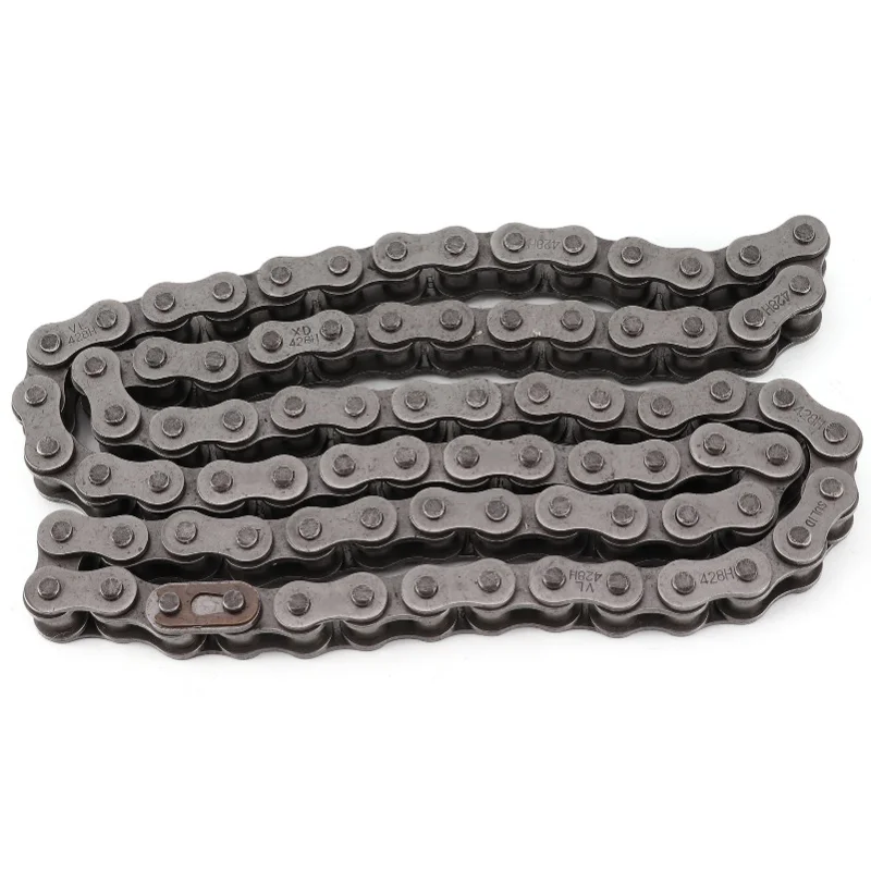 

428H 80 Links Chain Heavy Duty Steel Chain Replacement For Motorcycle ATV Off Roader