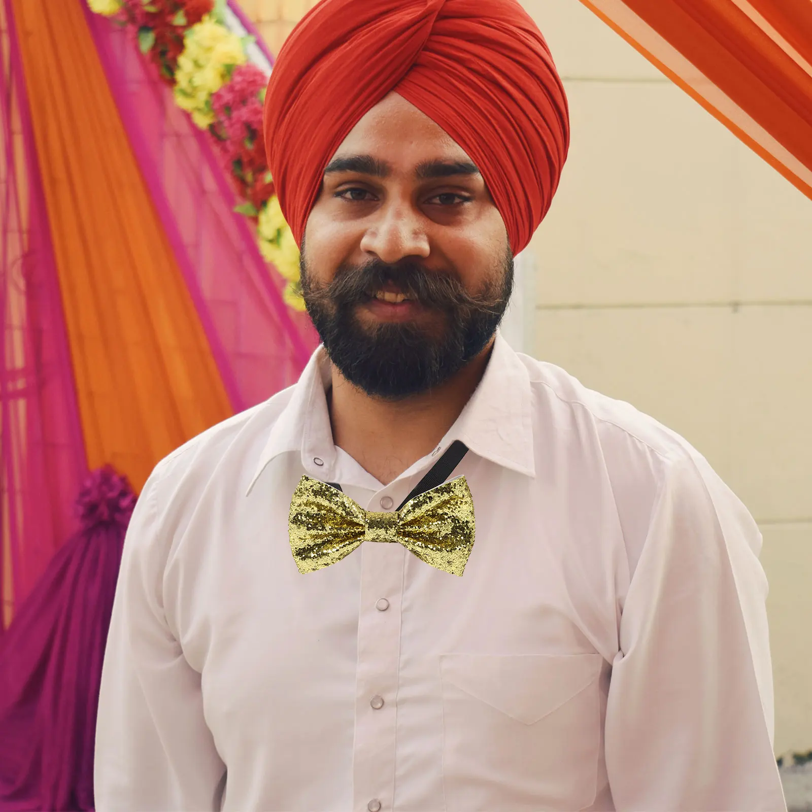 الكبار ربطة القوس فيونكة قبل ربط النسيج الترتر طوق بووتيس للرجال قابل للتعديل العريس سهرة مأدبة حفل زفاف