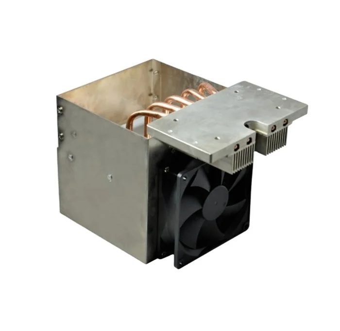 Aluminum Electronics Heatsink with fan and Heatpipe