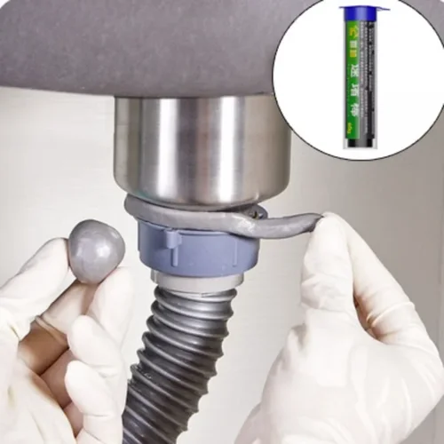 Pegamento de taponamiento rápido, masilla adhesiva epoxi potente, sellador de tubos, adhesivo mágico, súper pegamento Industrial fuerte, The King, 1 Uds.