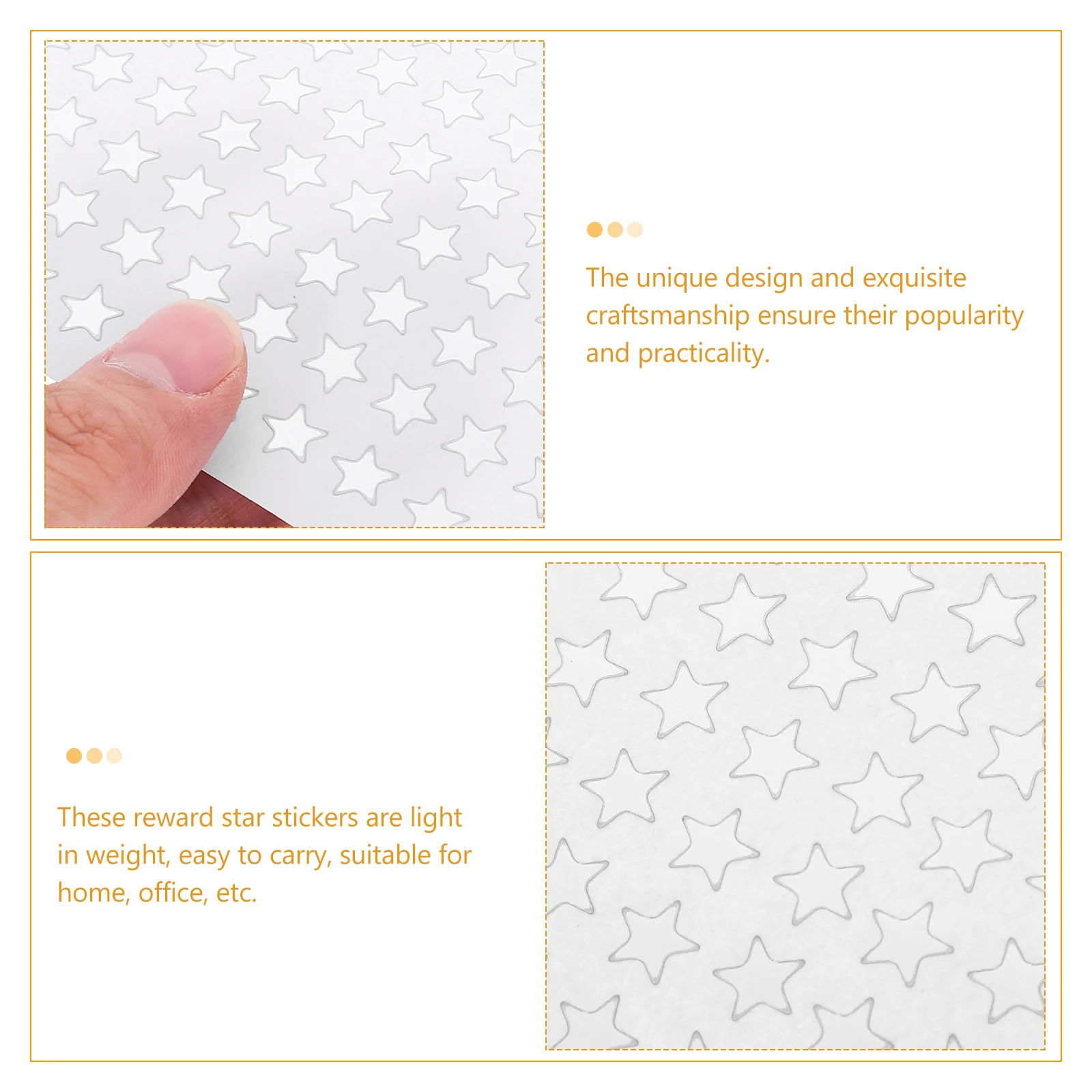 

Reward Pentagram Shaped Adhesive Decals For Kids Classroom Motivational Labels Kindergarten Supplies Stickers For