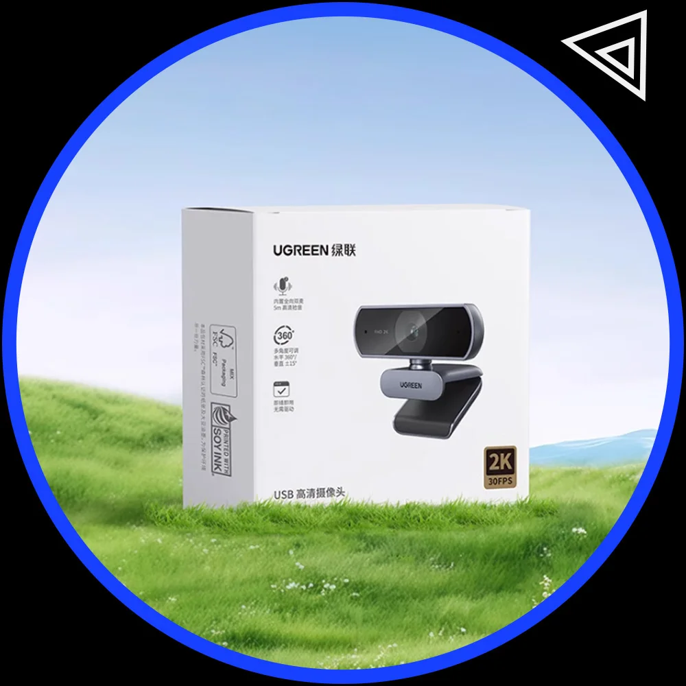 

Веб-камера UGREEN 1080P/2K/4K с микрофоном, веб-камера Full HD USB, автоматическая коррекция освещения, видеовеб-камера для потоковой передачи