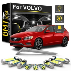 BMTxms For Volvo V40 V50 V60 V70 V90 1995-2014 2015 2016 2017 2018 2019 LED Interior Light Bulb Kit Car Reading Dome Trunk Lamp