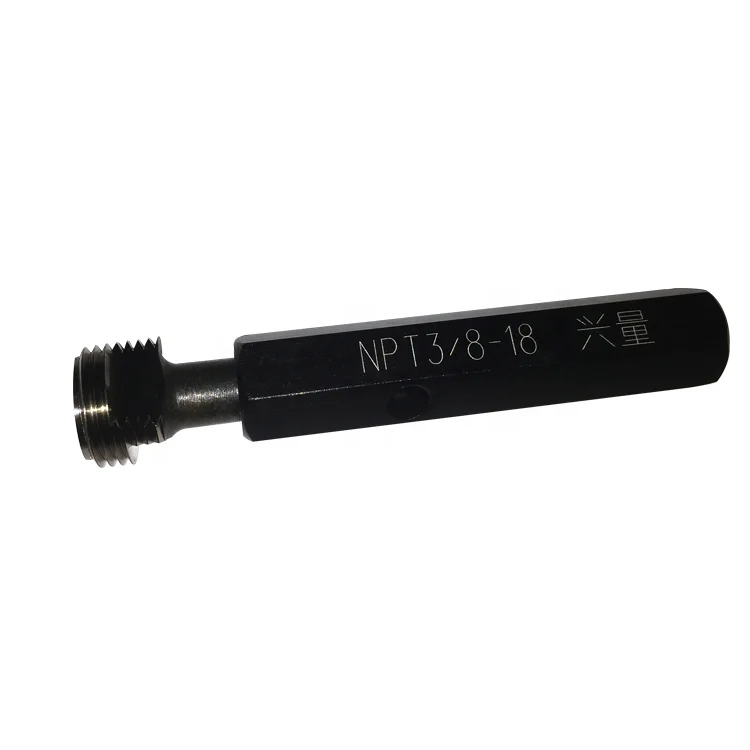 Thread check hole NPT pipe gauge