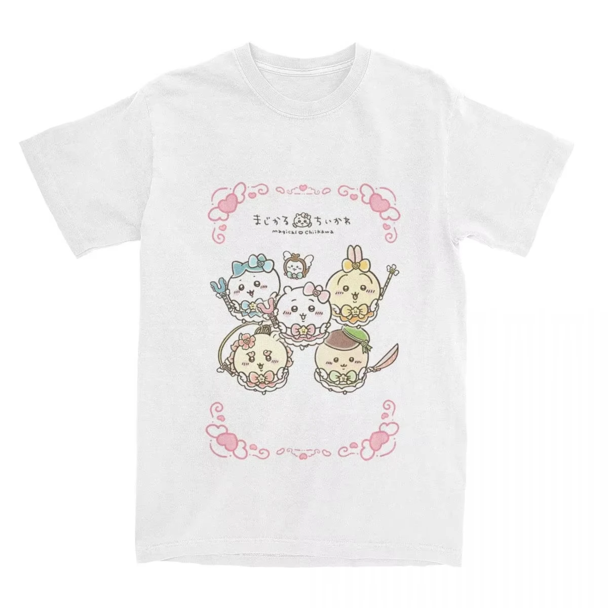 

Anime chiikawa T-shirt summer Japan Mniniso awesome T-shirt cotton popular children's short-sleeved casual wear