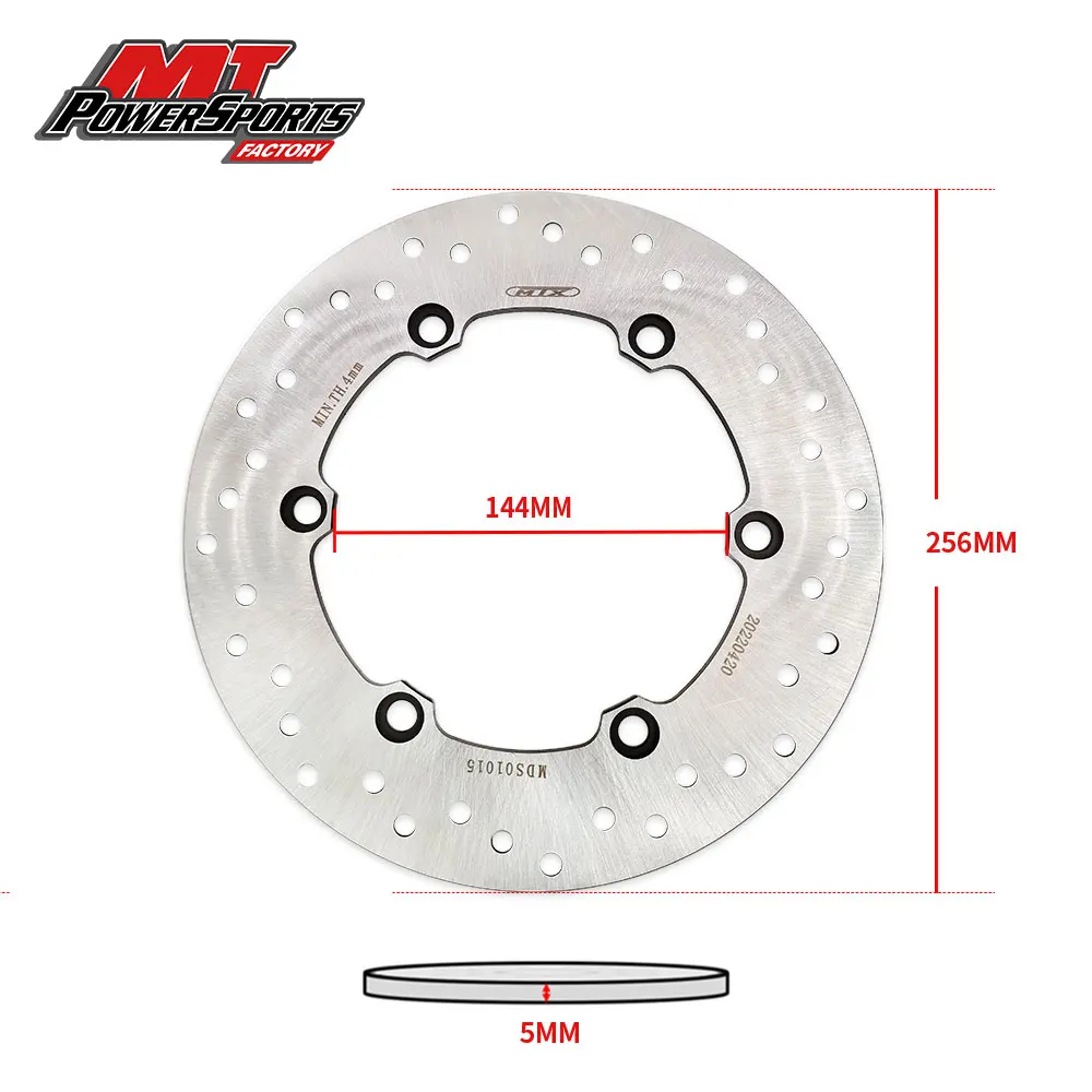 Disque de frein arrière solide pour moto, rotor MTX, vélo de rue, ancien, Honda CBR 1000 F 1993 1996, Honda CBR 1100 XX 1997 2003