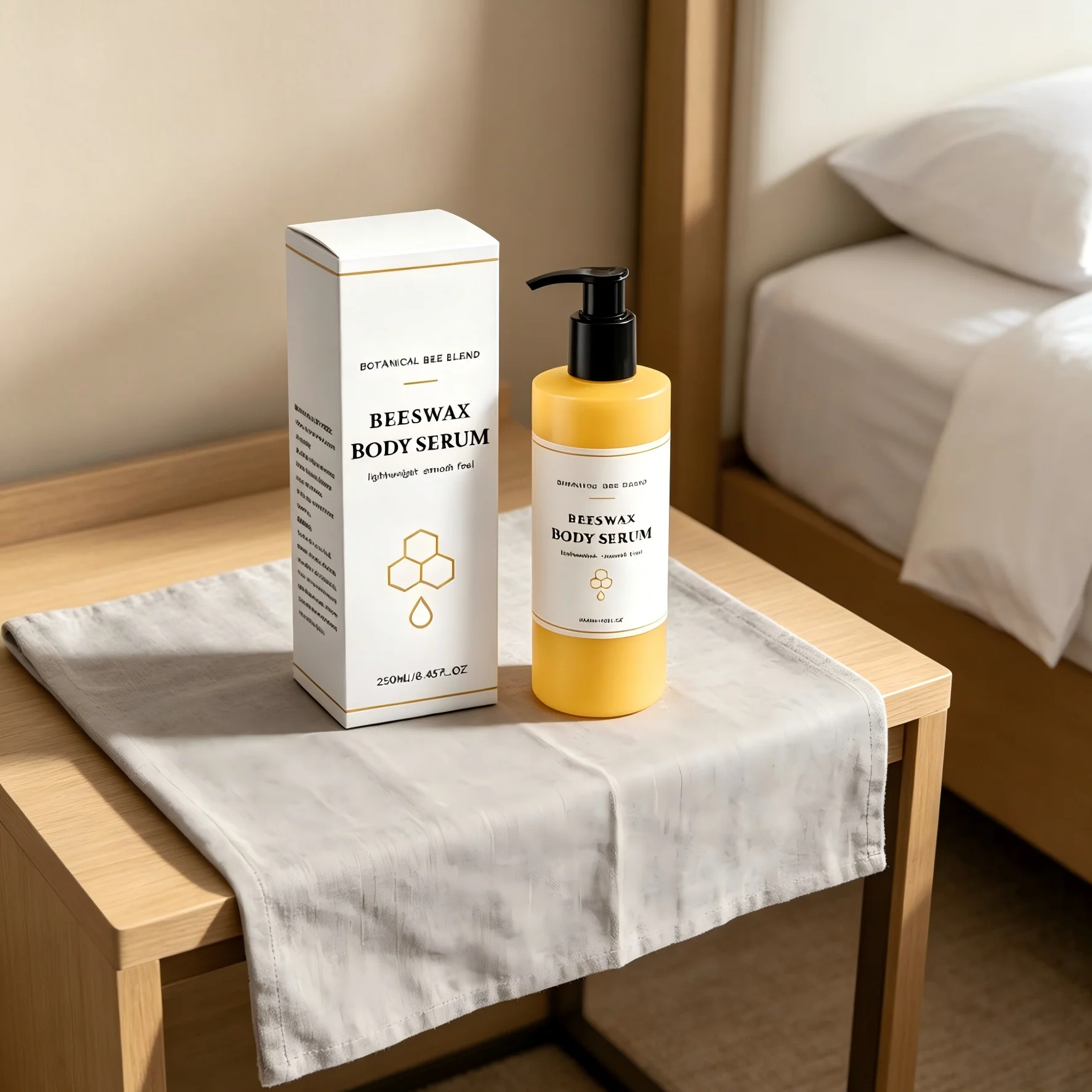 Beeswax Body Serum Glow Skin Elasticity Enhancement Lightweight Smooth Body Care Avocado Oil Moisturizing Body Oil Moisturizer