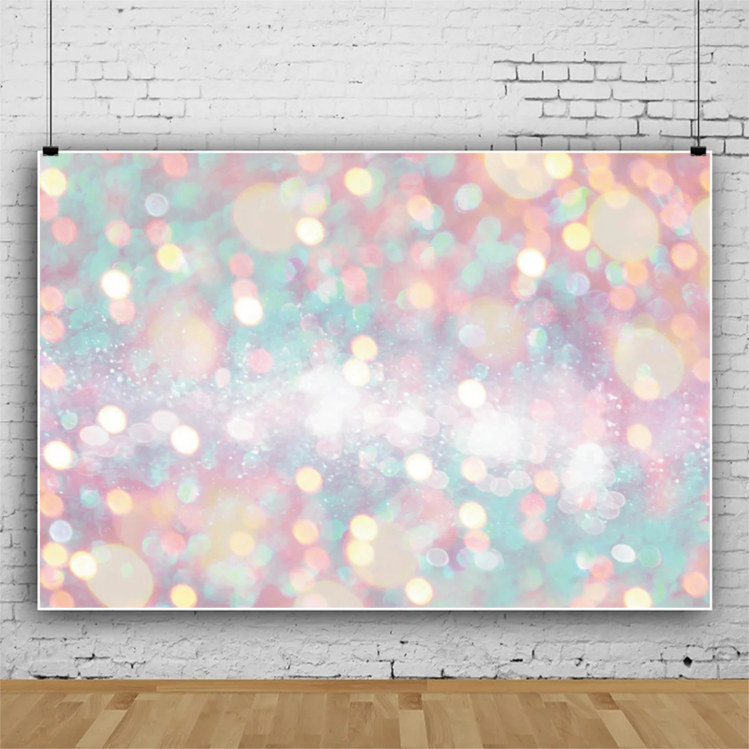 بقع ضوء أشقر وخلفيات لامعة من الترتر الفضي ، ديكورات خلفية للصور للحفلات ، إكسسوارات للتصوير الفوتوغرافي