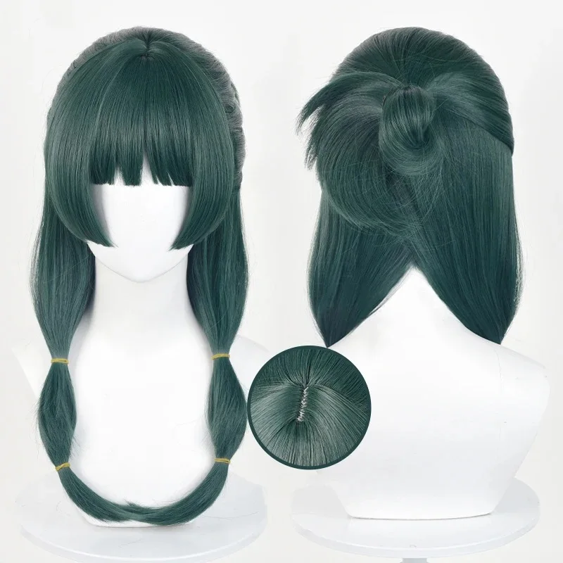 Anime The Apothecary Diaries Maomao Cosplay Wig Adult Women Green Long Ponytail Hair Halloween Costume Props Accessories