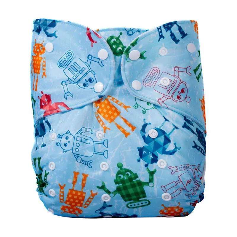 Rozmiar XL starsze dzieci wodoodporne pieluchy z tkaniny wielokrotnego użytku zmywalne pieluchy Baby Cover rozmiar regulowane kieszonkowe pieluchy 25-45KG