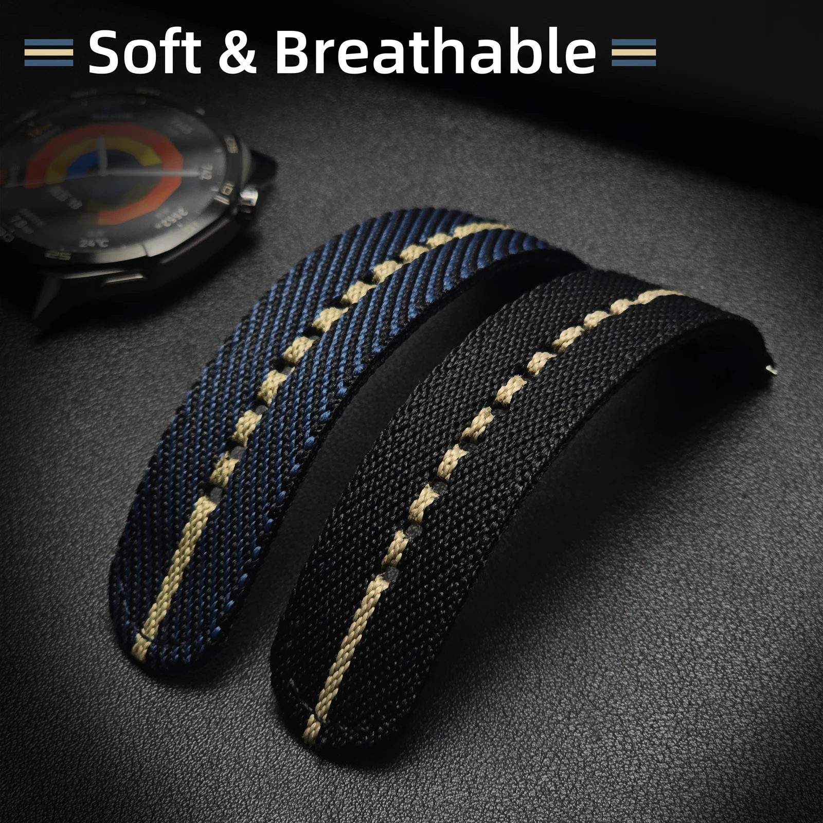 Cocok untuk tali jam Huawei wa - Nato Strap Nylon ulasan dan harga
