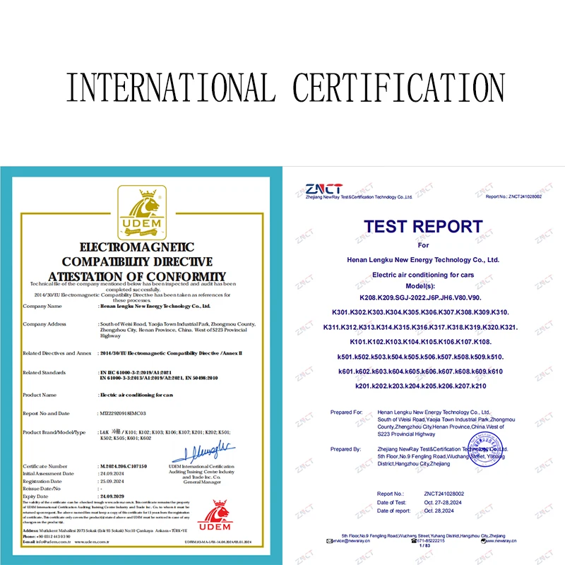 12V Split Parking Air Conditioner for Trucks with ABS Housing and Electric Compressor R134A Automotive Refrigeration Equipment