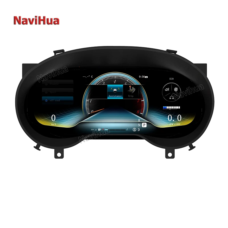 

Navihua 12.3'' LCD Dashboard Speedometer Instrument Panel Digital Cluster For Mercedes Benz Vito LINUX System