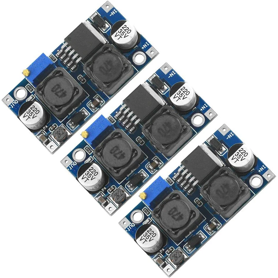 3Pcs XL6009 DC-DC Buck Boost Voltage Converter Power Module 4A 400KHz Adjustable Switch Module 3.8-30V to 1.25-35V Power Supply