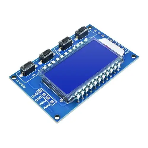 1Hz-150KHz Signal Generator Adjustable PWM Pulse Frequency Function Generator LCD Display Module 3.3-30V