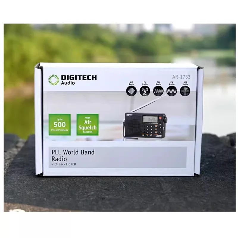 جديد DESHIBO AR1733 راديو استقبال AM FM SW MW AIR راديو رقمي محمول PLL راديو النطاق العالمي AR-1733 راديو #1
