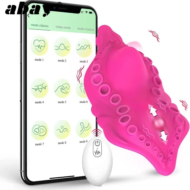App Remote Control Vibrator Wearable Vibrator Panties 9 Mode Mini Vibrator Couple Sex Toys Female Masturbator