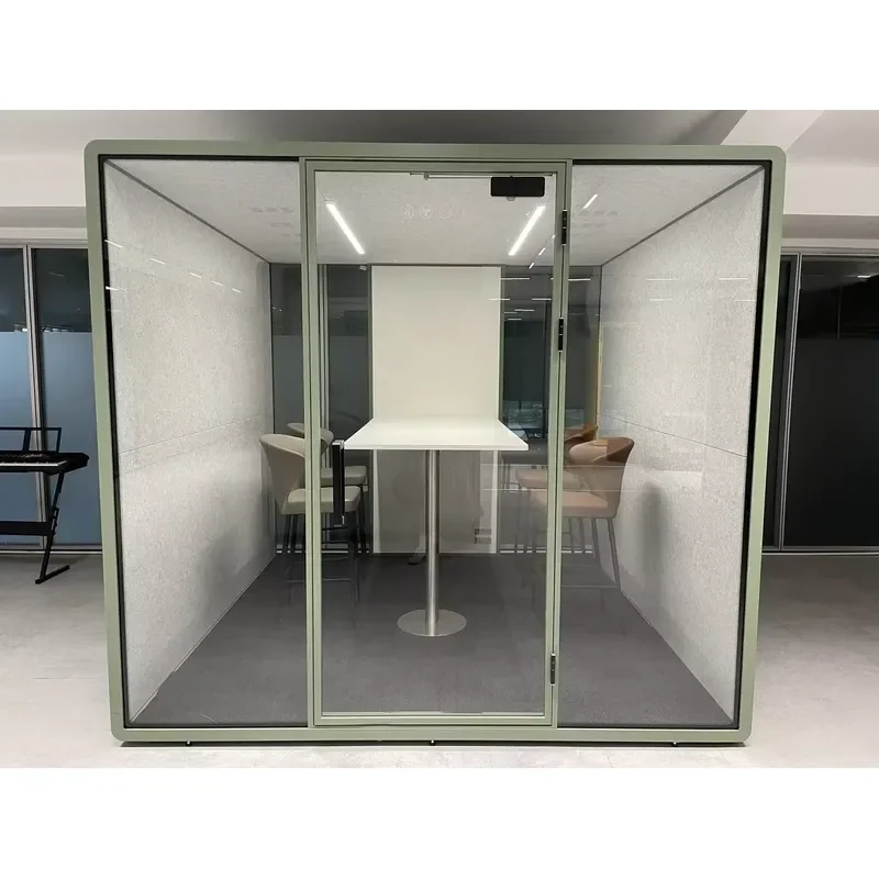 2026 Latest Modern Office Pod Soundproof Private Work Cabin for Meeting Room Home Office Eco Friendly Modular Workspace