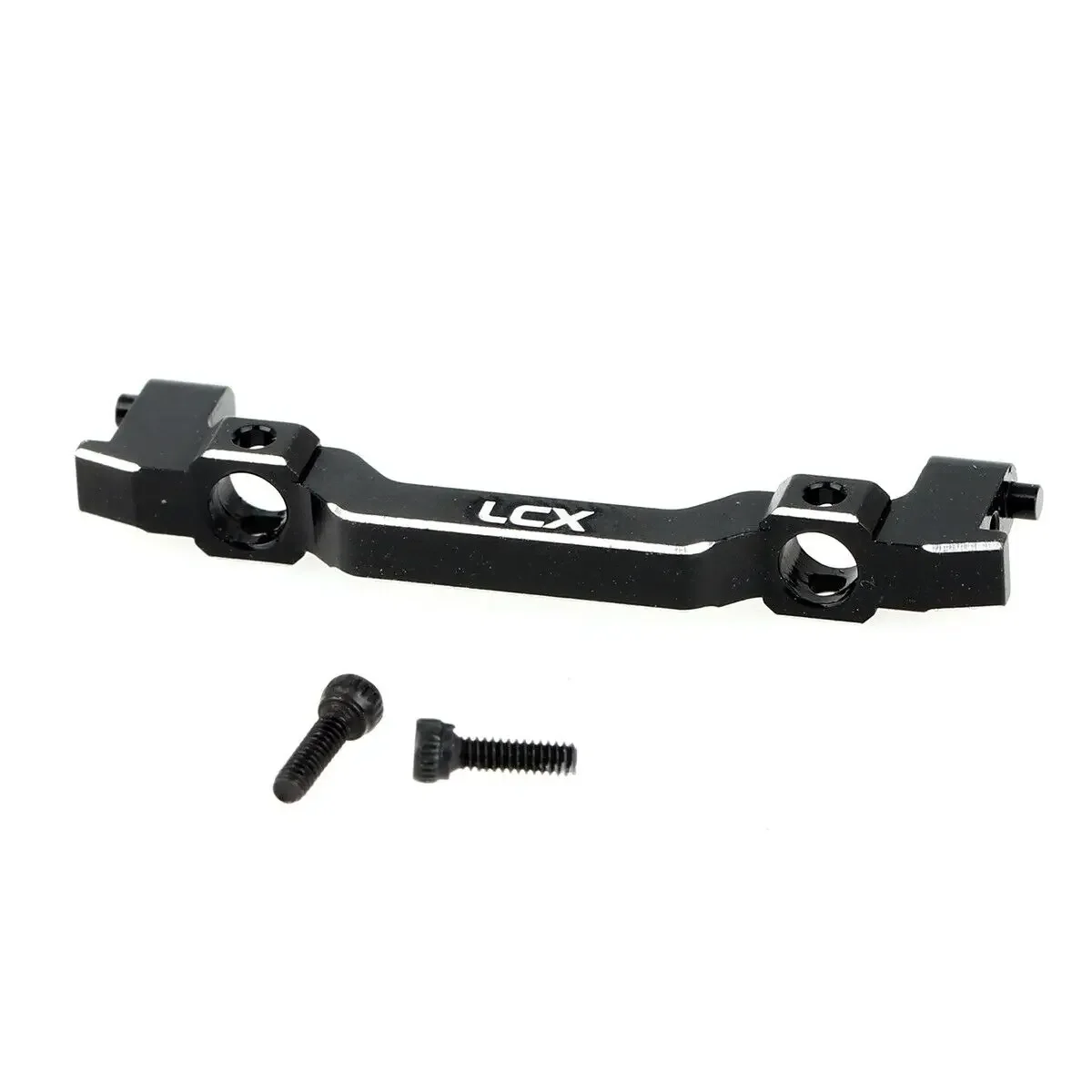 LCX Racing 1/24 coche trepador de control remoto soporte de parachoques delantero de aluminio para cerrojo Axial SCX24 JLU Wrangler C10 piezas mejoradas Accesorios