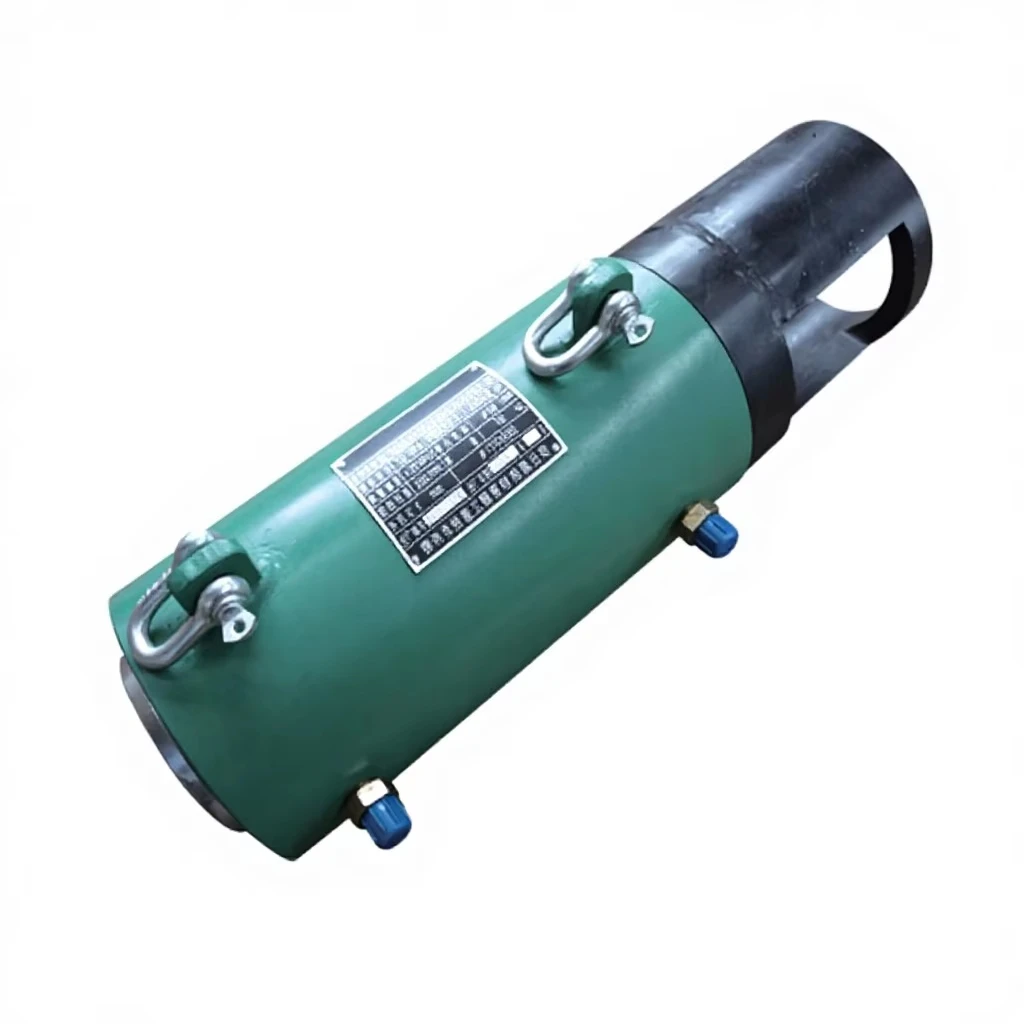 Electric Iron Hydraulic Cylinder with Excellent Sealing Performance Single Acting for Tensioning Multiple Anchor Systems