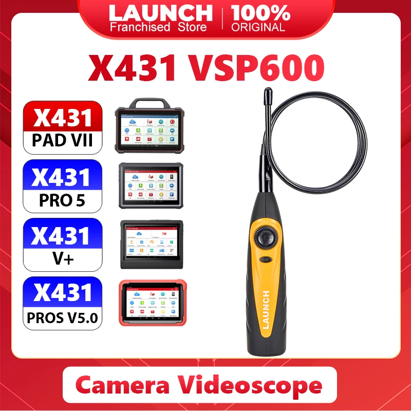 

New LAUNCH X431 VSP600 VSP-600 OBDII Scanner Video Endoscope Digital Inspection Camera Work with X431 PROS V V+ X431 PADVII PRO5