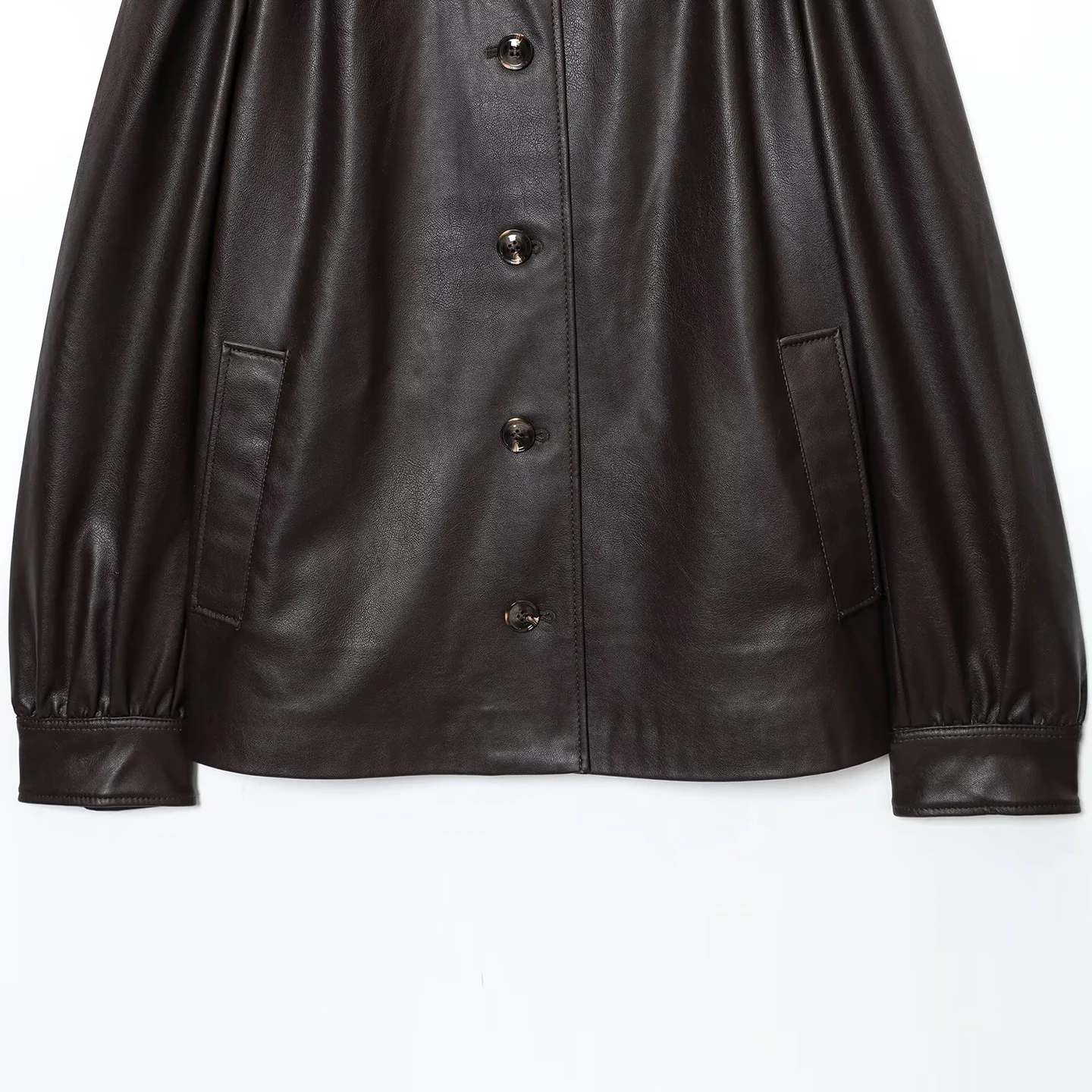 Abrigo de mujer Ele Faionable 2025 otoño nuevo Sle Long Sve prendas de vestir exteriores juvenil marca Z China hizo otro material