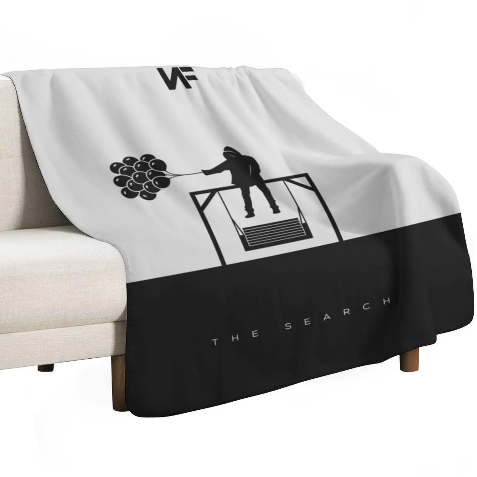 NF Holding His Balloons Throw Blanket Cute for winter Soft Big Travel Sofa Quilt Decorative Beds Blankets