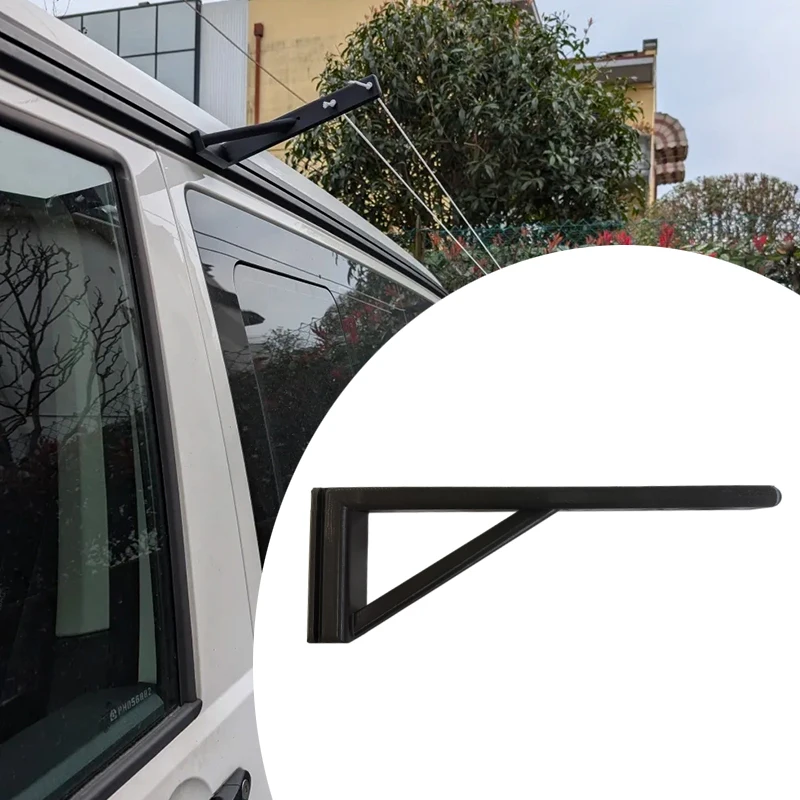 1Pc RVs Caravan Camping Clothes Rack RV Clothes Rack Holder Plastic Black For VW California Caravelle T6 Motorhome Accessoires