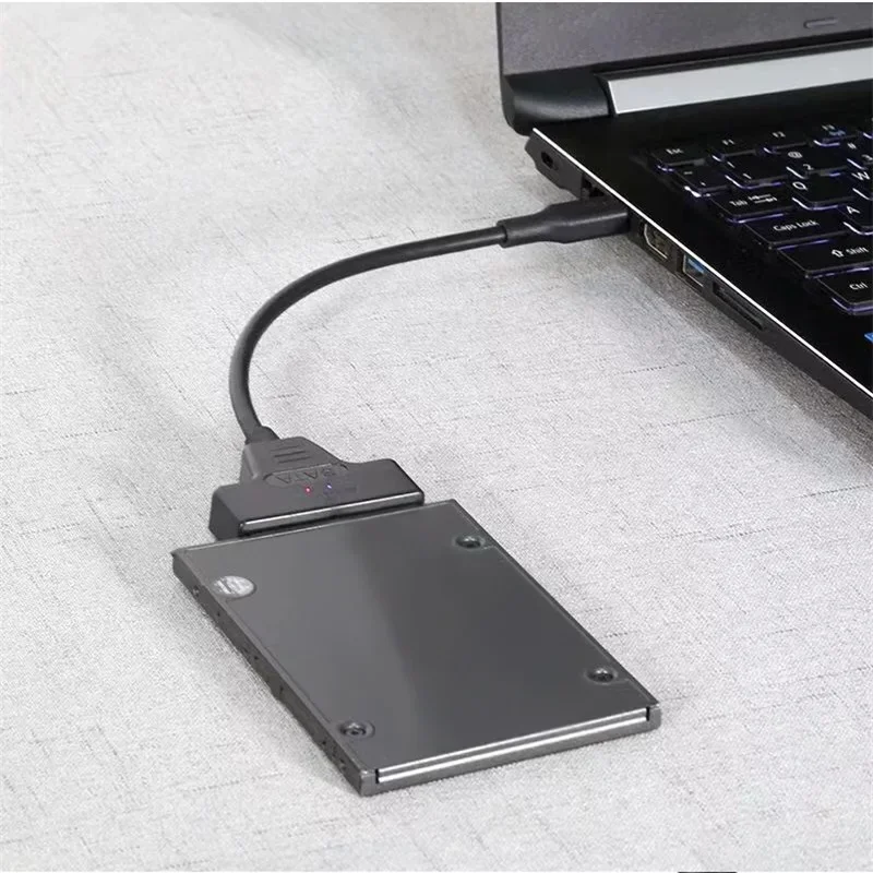 Elough-adaptador a USB 3 0, compatible con disco duro externo SSD HDD de 2,5 pulgadas, Cable SATA 3 de 22 Pines, hasta 6 Gbps