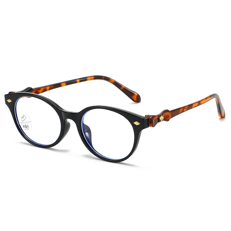 Oval Blue Light Blocking Reading Glasses Women Men Fashion Ultralight Presbyopia New Trend HD Lens Far Sight Eyewear 0+1.0+4.0