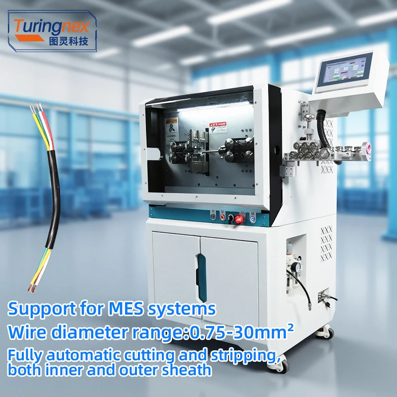 TR-603HY Big Square Automatic High-Speed Servo Knife Holder Multi-Core Wire Sheathed Cable Inner Outer Manufacturing Equipment