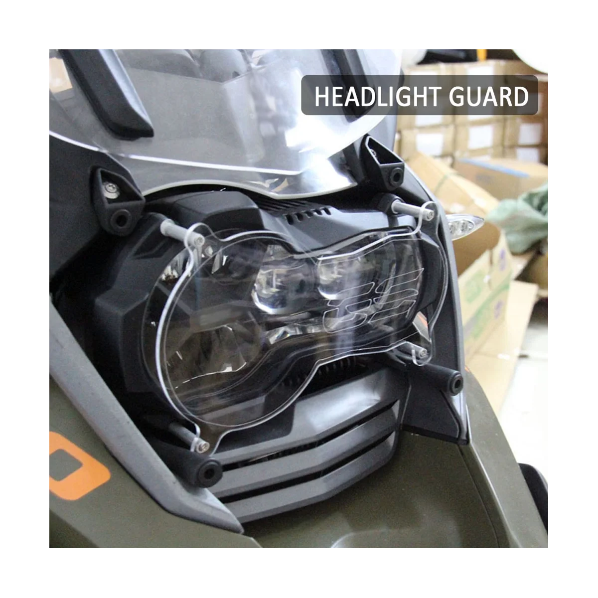 Motorcycle Headlight Protector Guard Lense Cover Accessories for R1250GS 2021 R1200GS LC 2013-2020