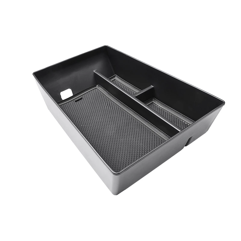 Center Consoles Armrest Storage Box for BMW X5/G05 X7/G07 2019-2023, X6/G06 2020-2023 Interior Insert Tray with Rubber Mat