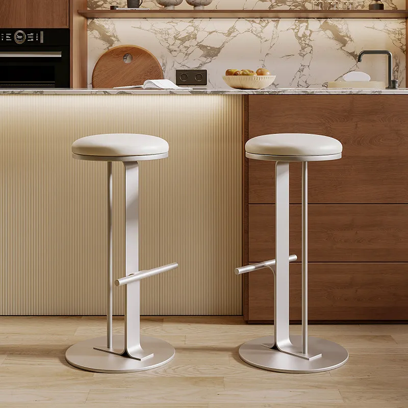 Sillas Altas de Bar, Taburetes de Cocina, Juego de Sillas de Bar, Sillas de Madera, Bancos para Sillas, Sillas Elegantes para Restaurante