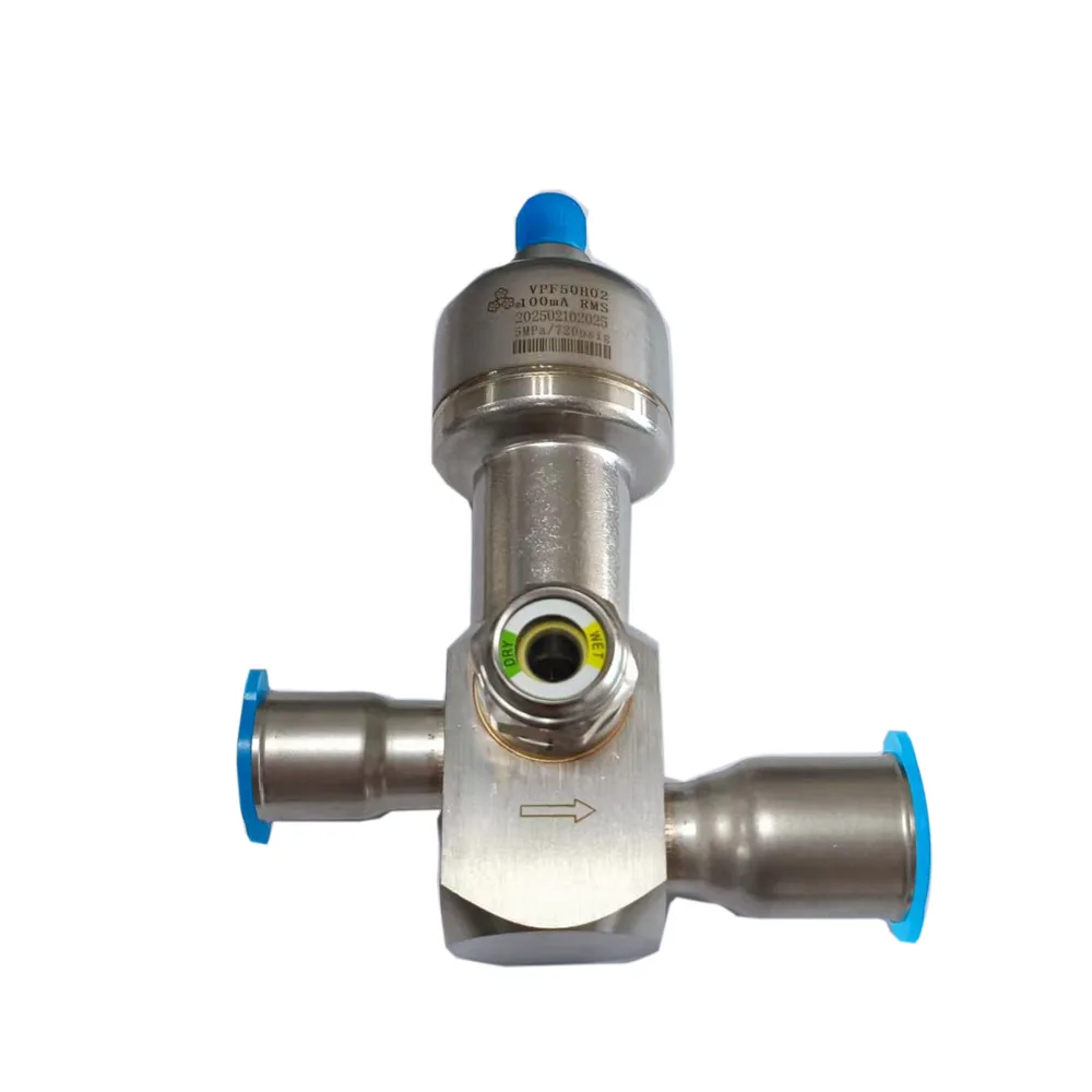 VPF50H02 7/8*1-1/8 بوصة صمام التوسع الإلكتروني المستقيم لصناعات مطاعم البناء HVAC الجديدة مع الرصاص
