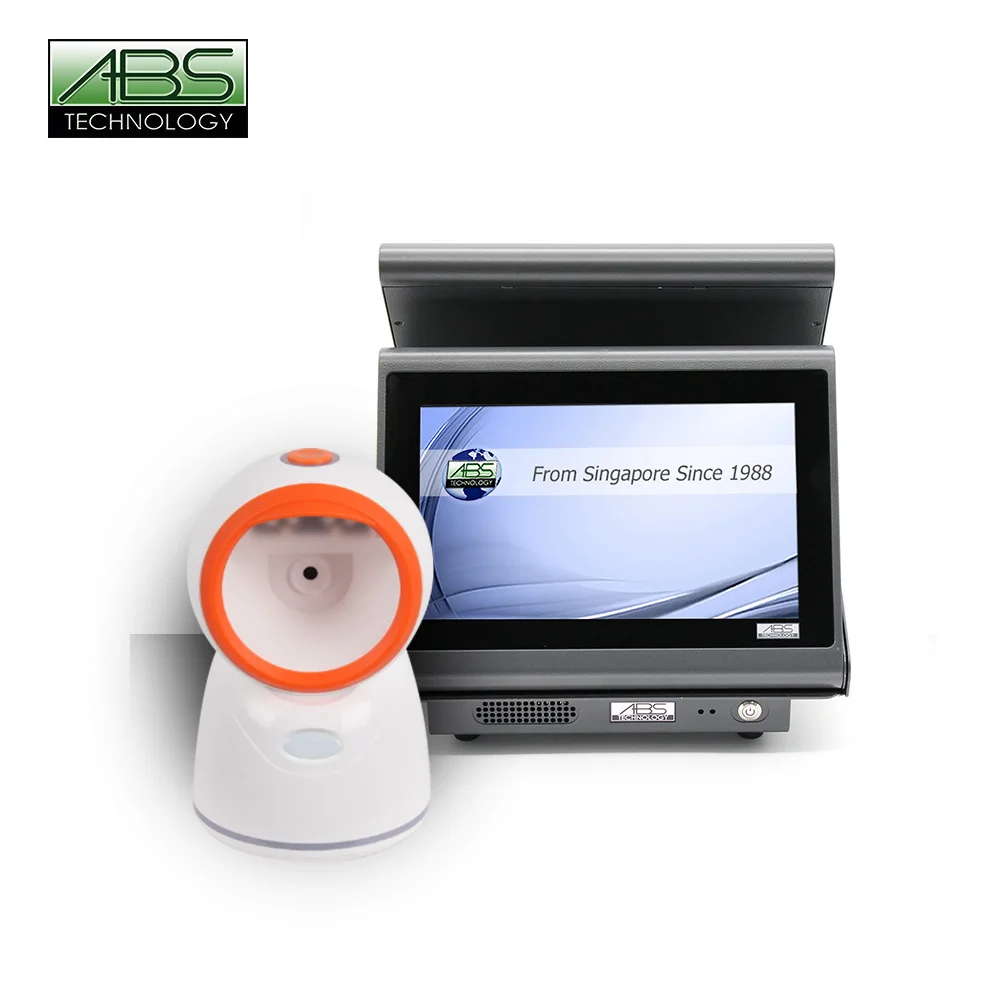 ATV&UTVHot Selling ABS 9013 2D USB-COM Desktop Barcode Scanner CMOS Sensor Handsfree Imager Mode 60fps Scan Speed Handheld Comme