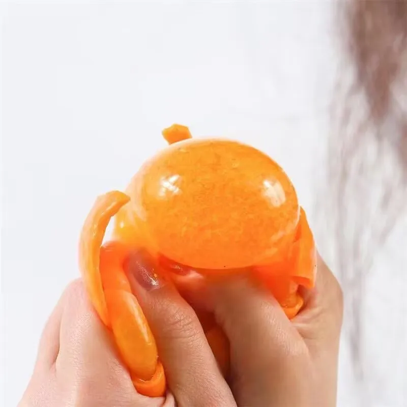 Bolha grande pérola laranja alívio do estresse brinquedo espremer diversão lento-rebote brinquedo criativo alívio do estresse maravilha alívio do estresse brinquedo