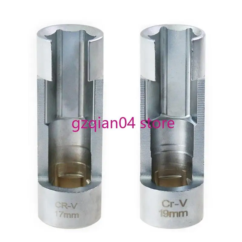 

N7MD Diesels Injector Fuels Pipe Hexagonal Opening Removal Sleeve Oxygen Sensors Wrench Pipe Socket Workshop Hand Tool