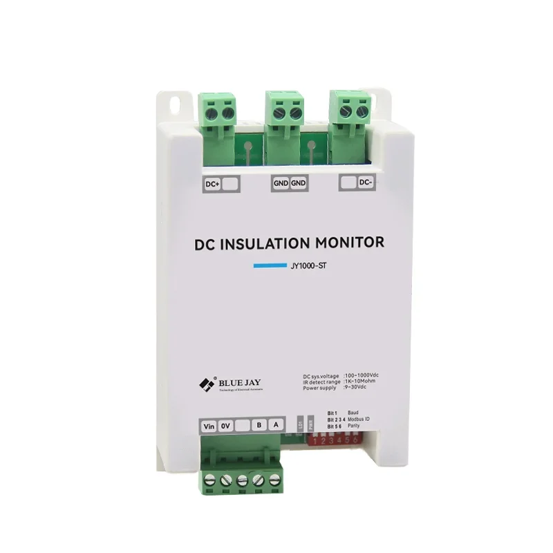 New JY1000-ST 100-1000VDC Insulation Device Relay Blue Jay RS485 Isolated DC EV Charger Insulation
